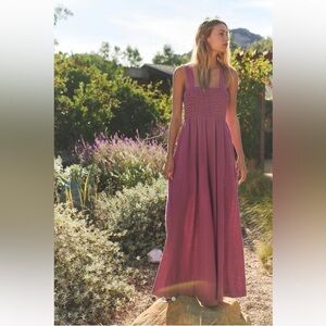 Free People Homecoming One Piece in Very Berry